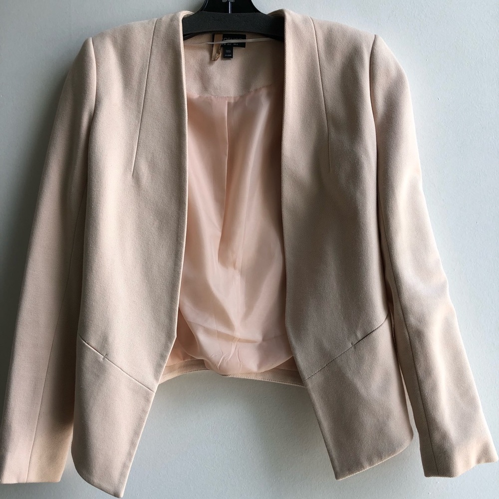 Topshop pastel pink blazer